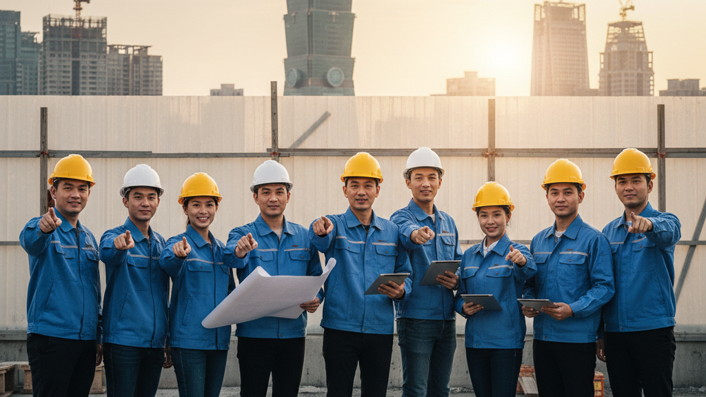 翰呈營造團隊工作實景